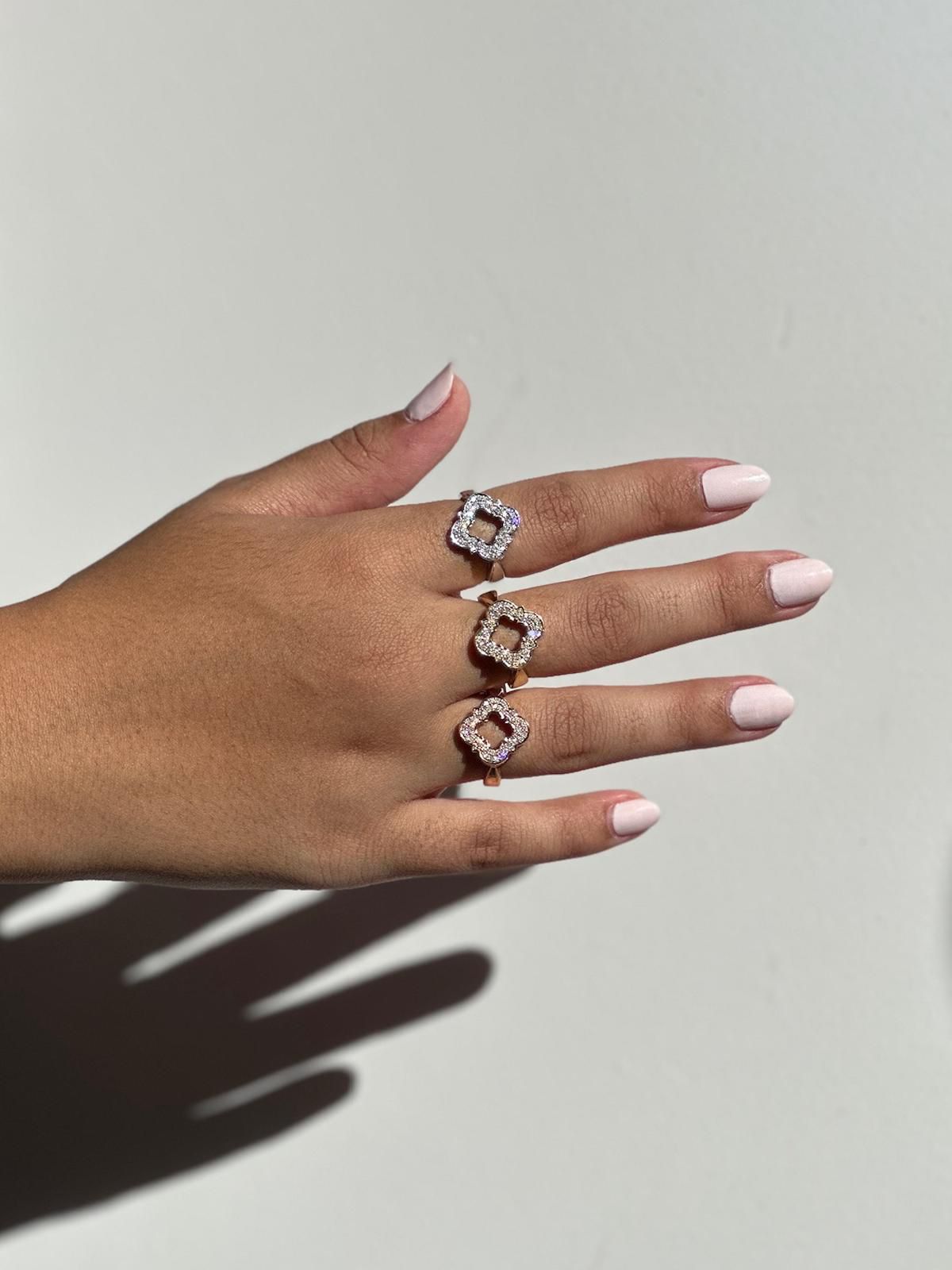 Andalusia Pave Ring