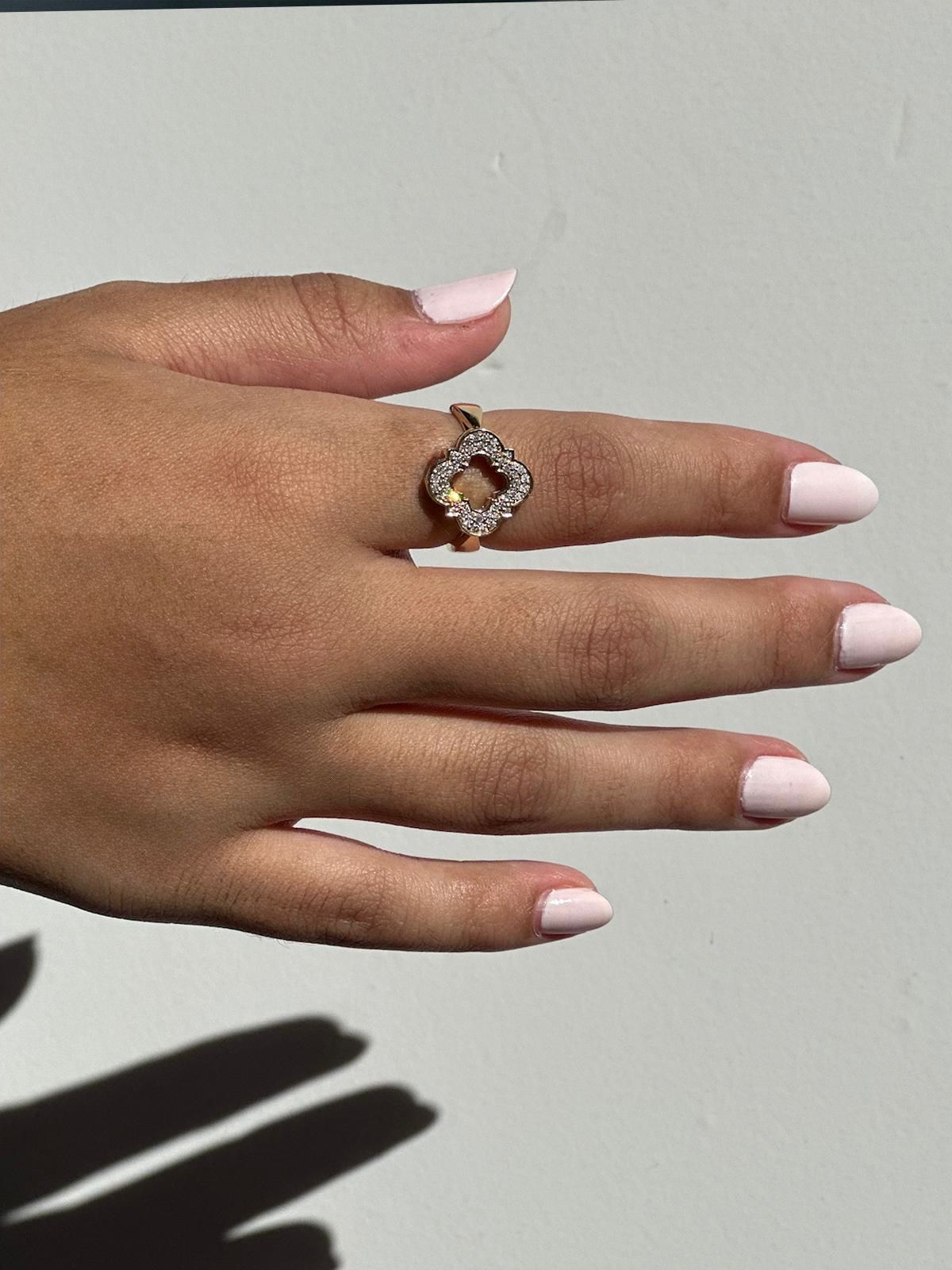 Andalusia Pave Ring