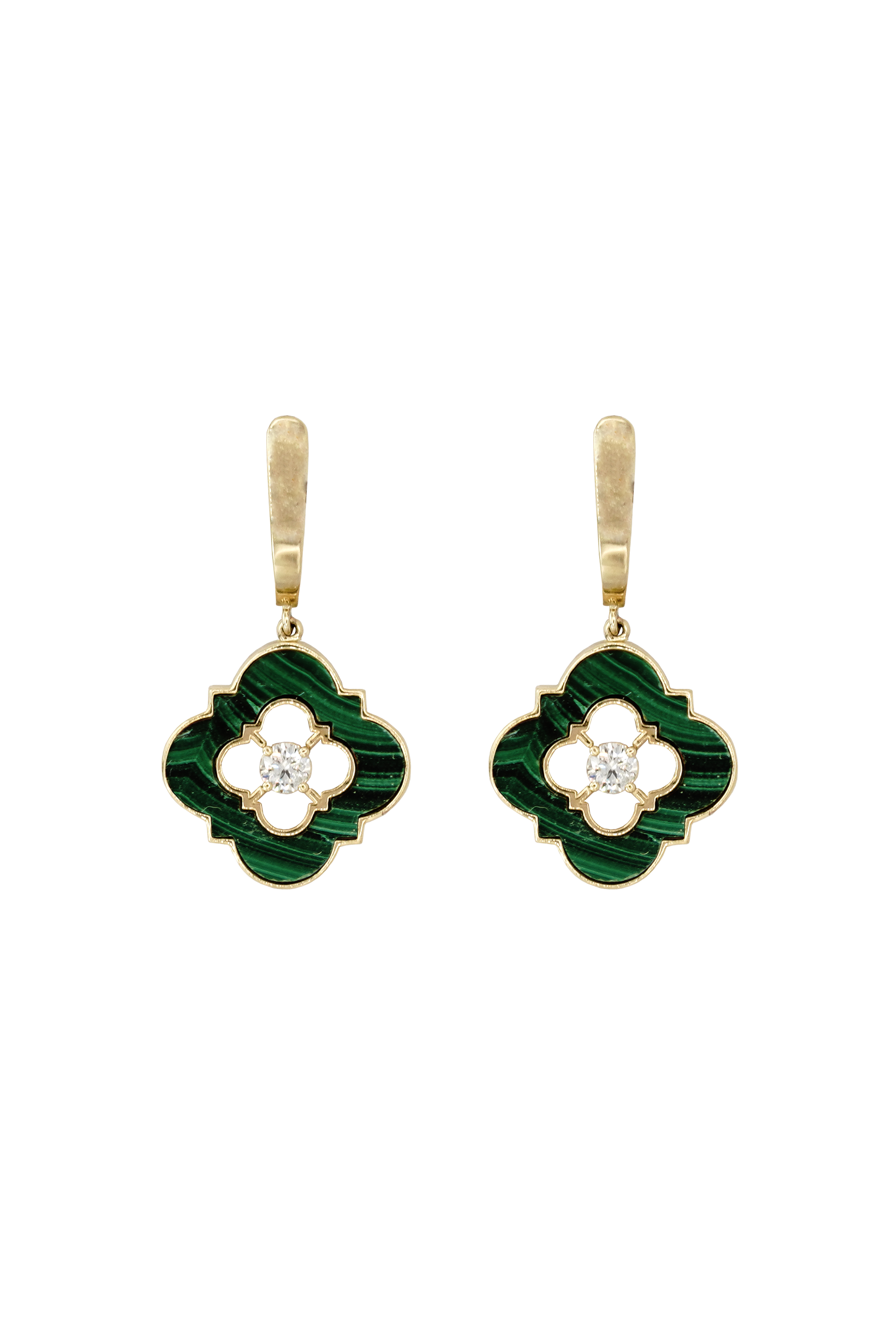 Andalusia Hanging Enamel Earrings