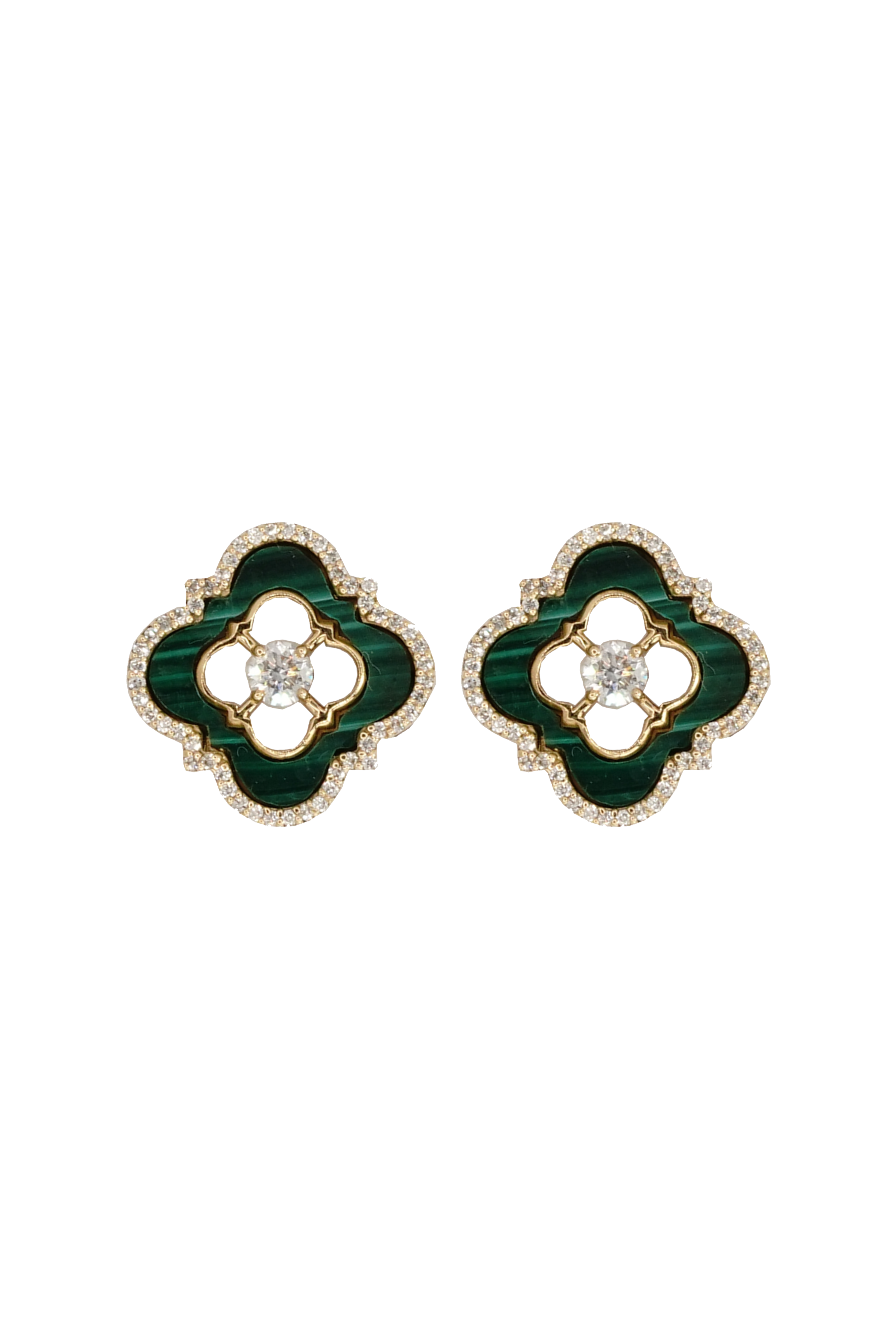 Andalusia Enamel Frame Earrings