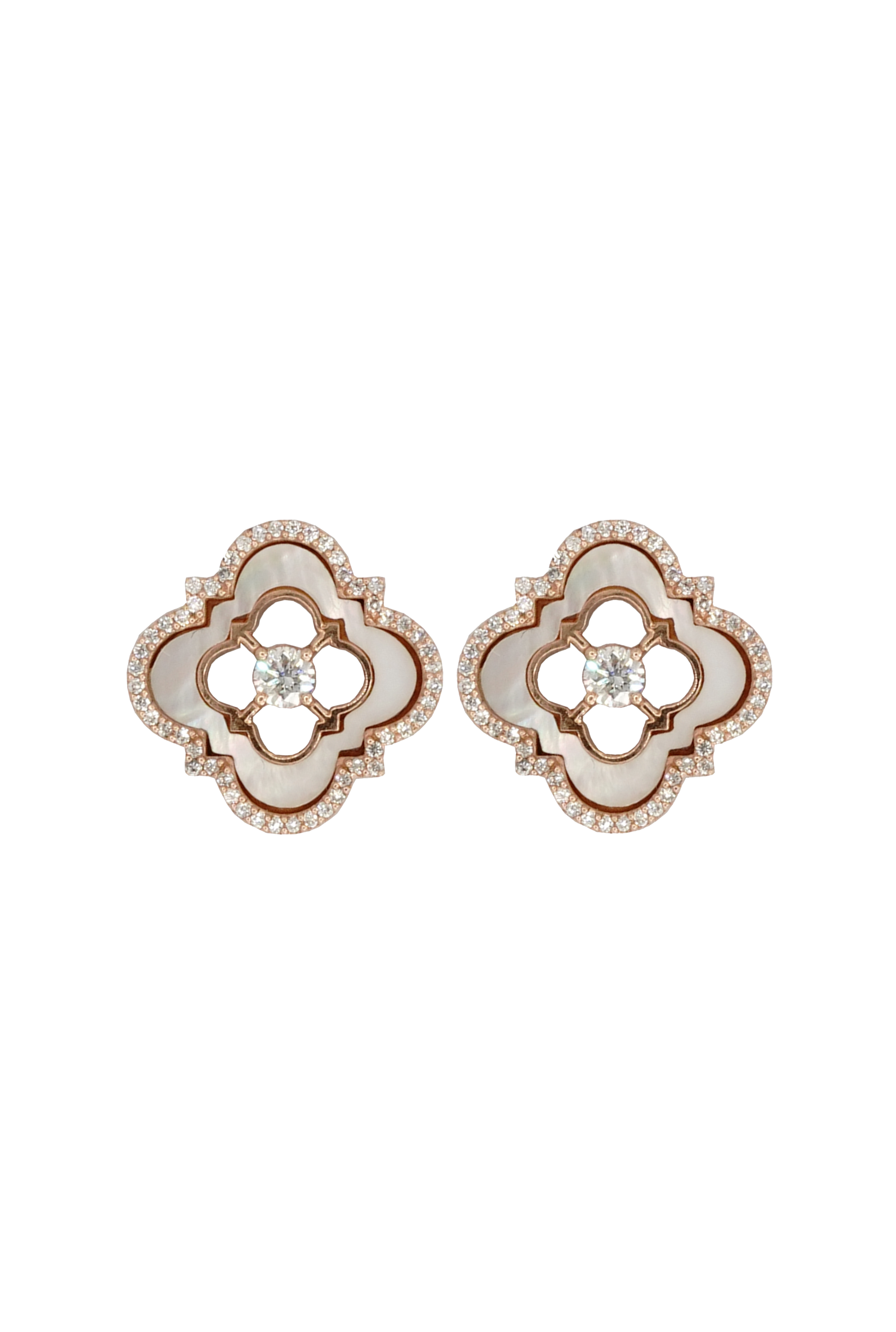 Andalusia Enamel Frame Earrings