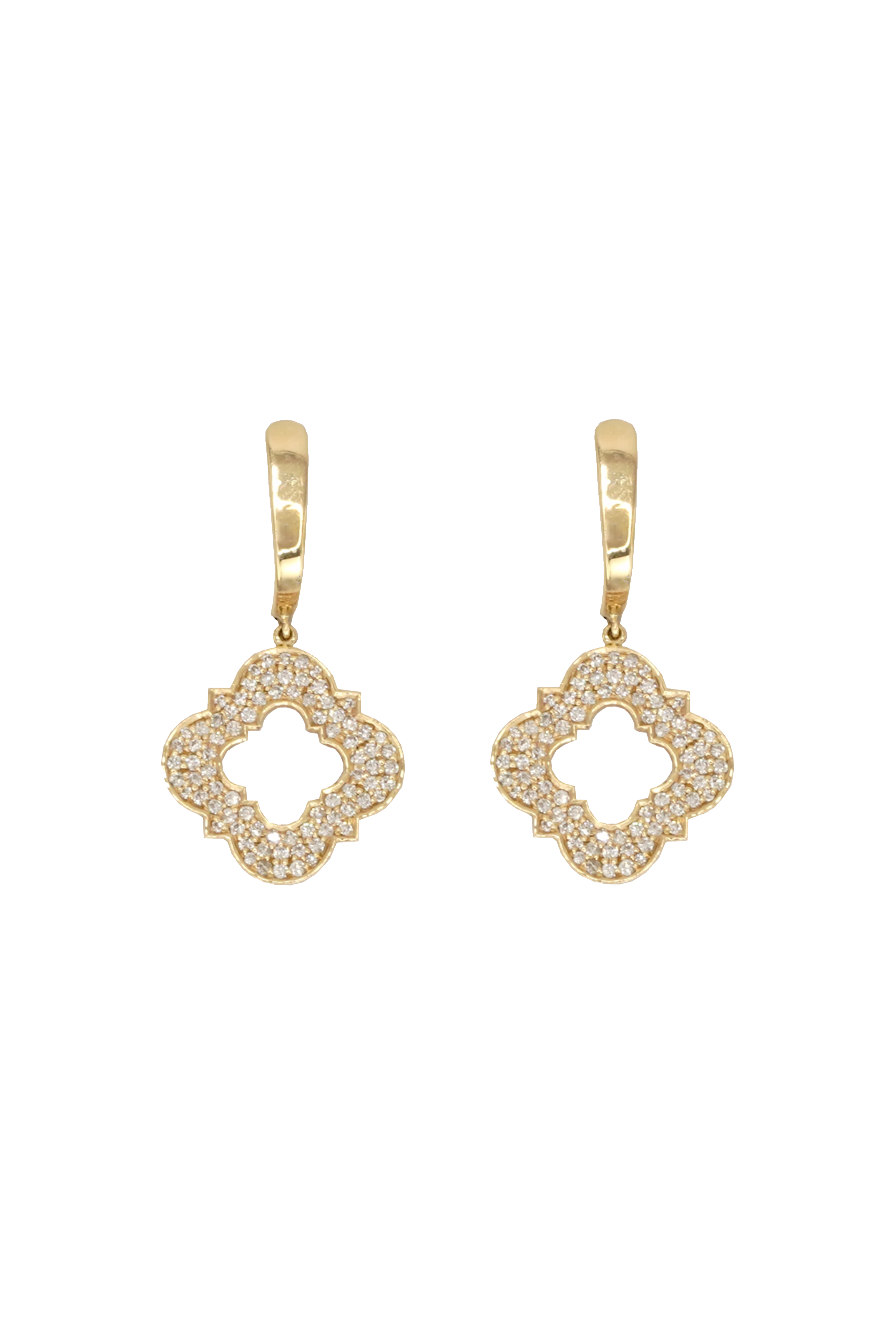 Andalusia Hanging Pave Earrings