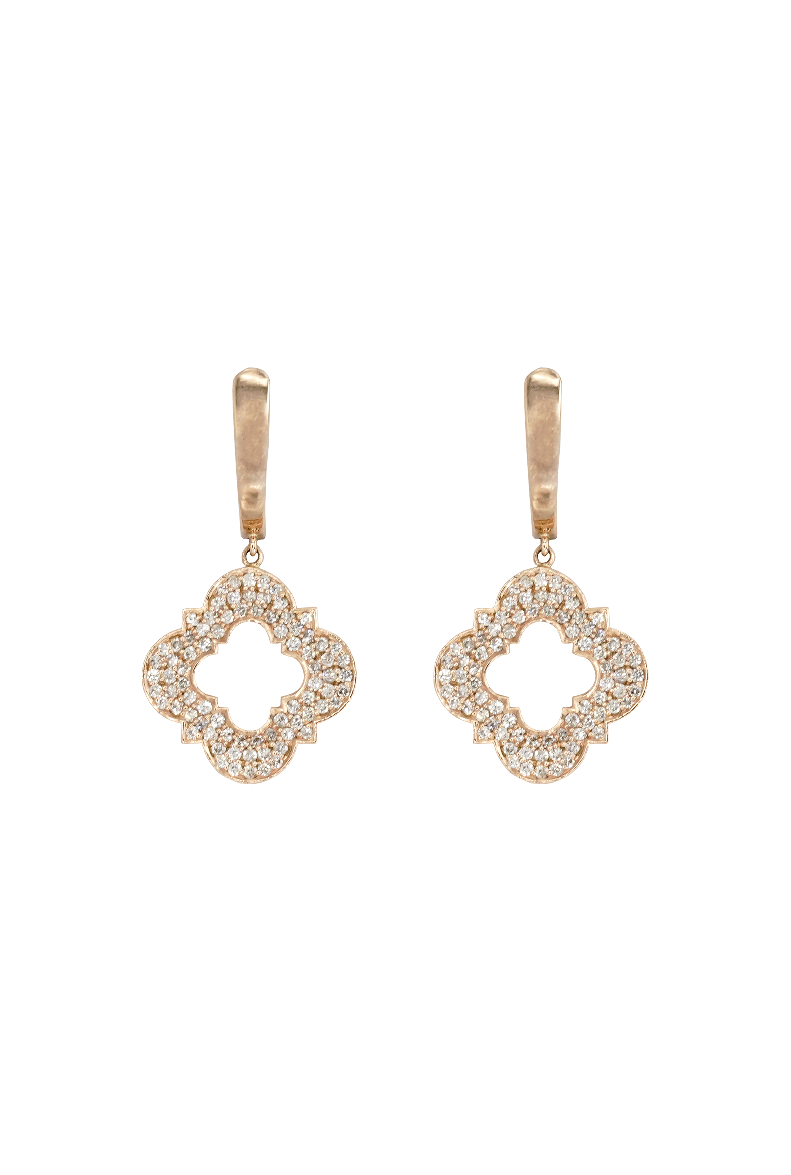 Andalusia Hanging Pave Earrings