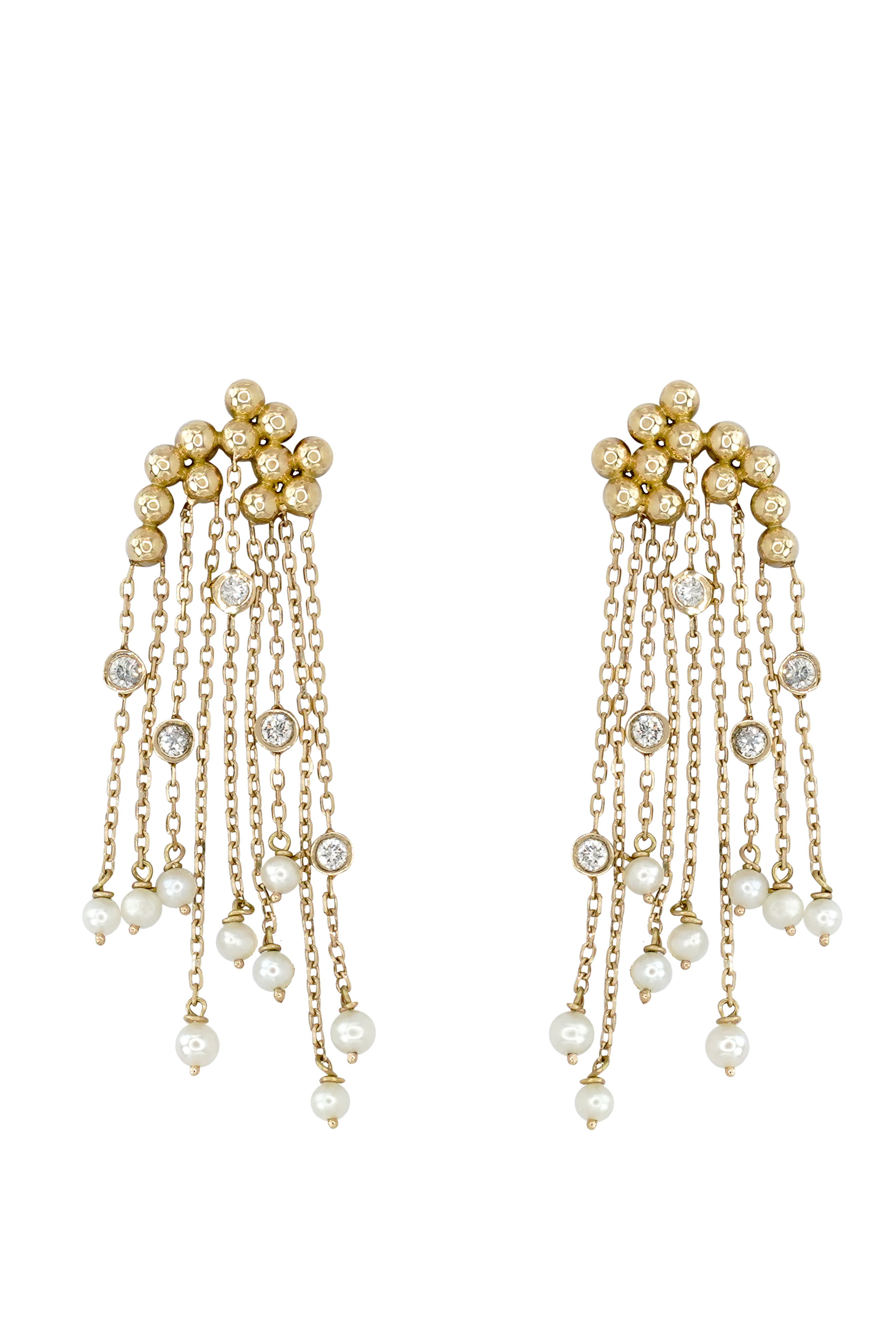 Thunderstorm Pearl Earrings